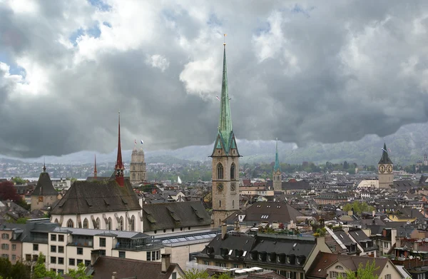 Zwitserland, Zürich, uitzicht over de stad — Stockfoto