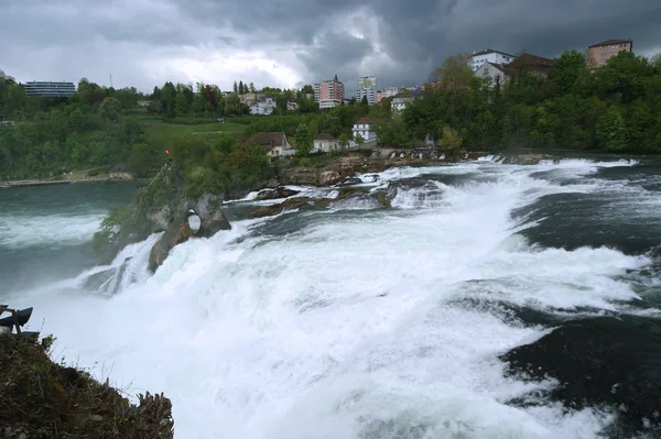 Waterfall Rhine Falls (Rheinfall) — Stock Photo, Image