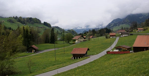 Switzerland, Alps, view of the alpine meadows — Stock Photo, Image