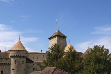 İsviçre - chateau de chillon montreux yakınındaki