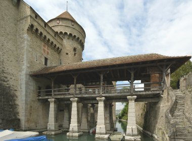 İsviçre - chateau de chillon montreux yakınındaki