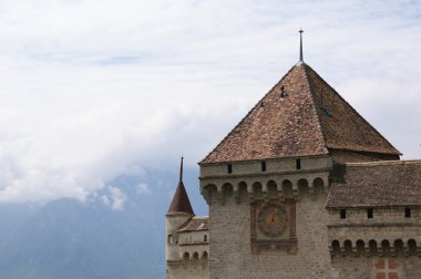 İsviçre - chateau de chillon montreux yakınındaki