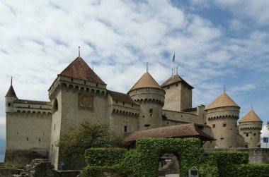 İsviçre - chateau de chillon montreux yakınındaki