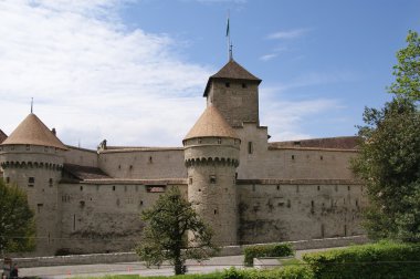 İsviçre - chateau de chillon montreux yakınındaki