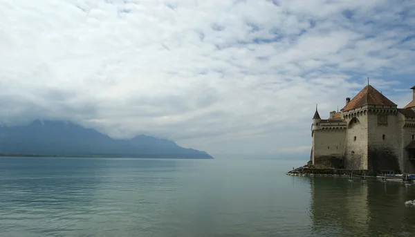 Suíça - Chateau de Chillon perto de Montreux — Fotografia de Stock