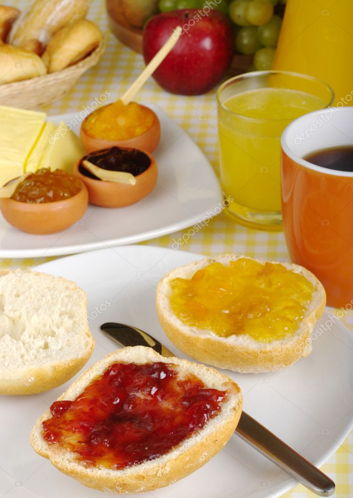 Jam Breakfast ⬇ Stock Photo, Image by © ildi_papp 3029244