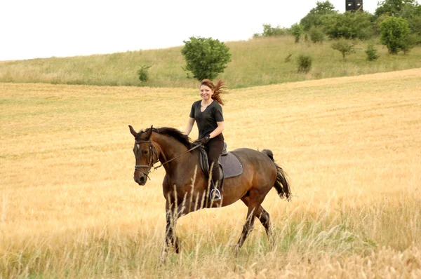 Equestrienne. — Stock Photo, Image