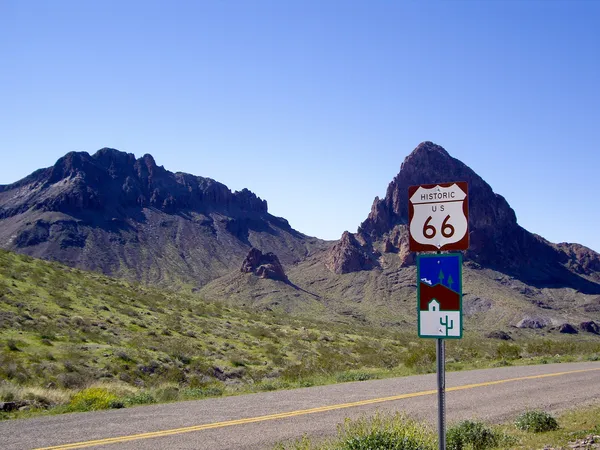 Route 66 jele Stock Kép