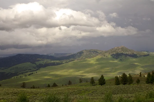 Stormy Lamar Valley — Stock Photo, Image