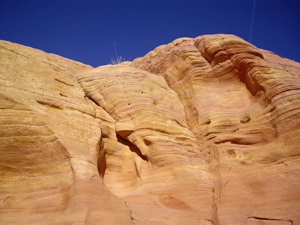 Smooth Sandstone Cliff — Stok Foto