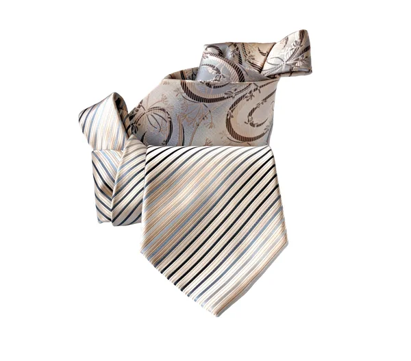 Два сложенных галстука — стоковое фото