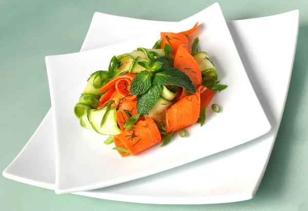 Salada de abobrinha com cenoura — Fotografia de Stock