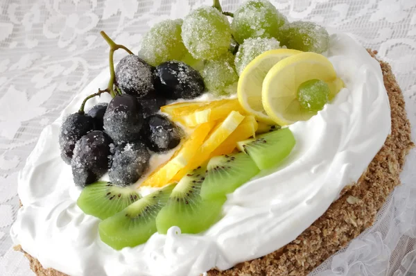 Ciasto ze świeżych owoców — Zdjęcie stockowe