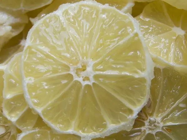 stock image Slices of lemons