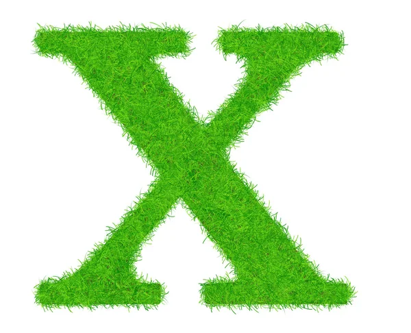 stock image Grass letter