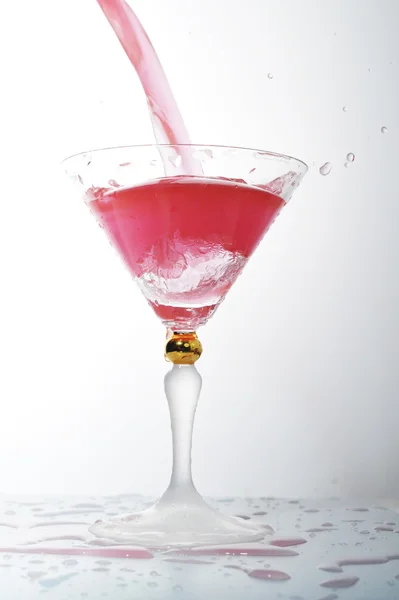 Kokteyl bardak sıvı — Stok fotoğraf