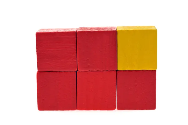 Ahşap oyuncak blokları — Stok fotoğraf