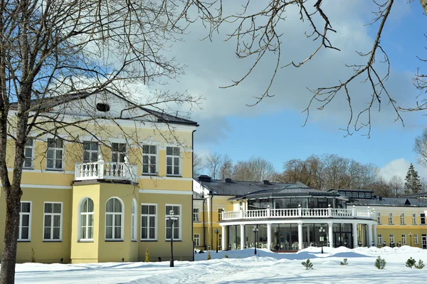 stock image Yellow house