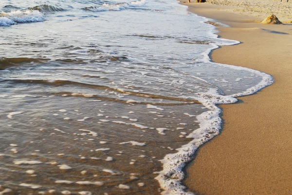 Пісок на березі моря — стокове фото
