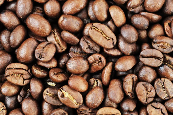 Kaffeebohnen aus nächster Nähe — Stockfoto