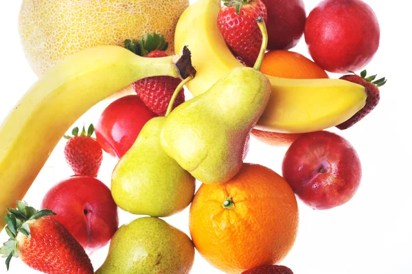 Obst und Erdbeeren — Stockfoto