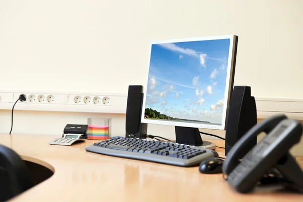 Workplace in office — Stock Photo, Image