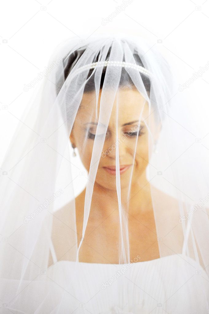 Portrait of beautiful bride