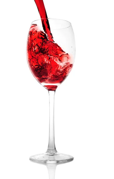 Келих з червоним вином — стокове фото