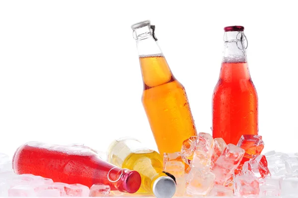Flaschen mit Getränken — Stockfoto