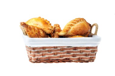 Pies in basket clipart