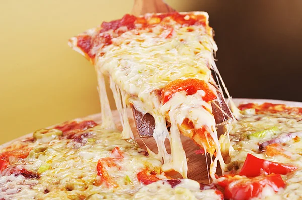 Pizzaszelet — Stock Fotó