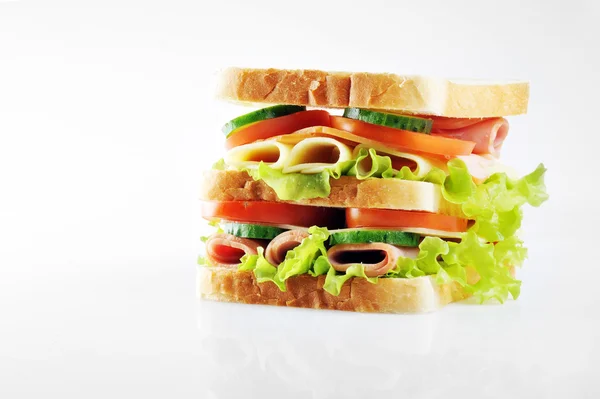 신선하고 맛있는 샌드위치 — 스톡 사진