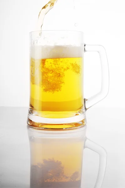 Bière en verre — Photo