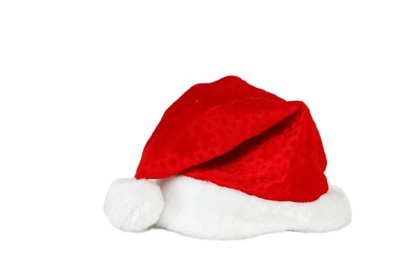 Red santas hat — Stock Photo, Image