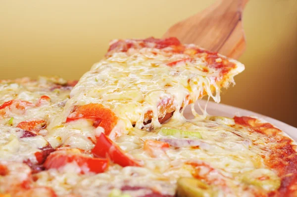 Fresh baked pizza Stock Image
