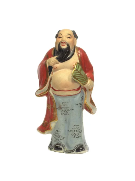 瓷俑古代中国贵族 — 图库照片