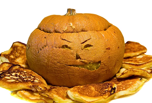 Cooked halloween pumpkin — Stock Photo, Image