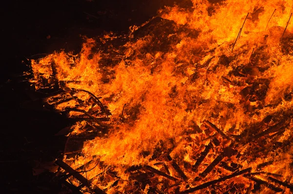 Fogo a arder — Fotografia de Stock