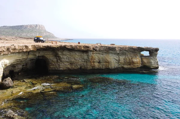 Deniz mağaraları ark — Stok fotoğraf
