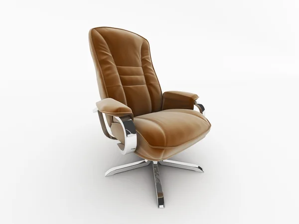 Beyaz izole iç tasarım koltuk — Stok fotoğraf
