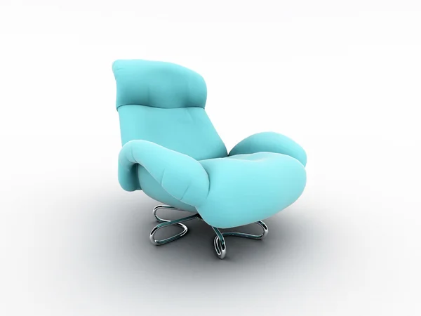 Interiør design stol isoleret på hvid - Stock-foto