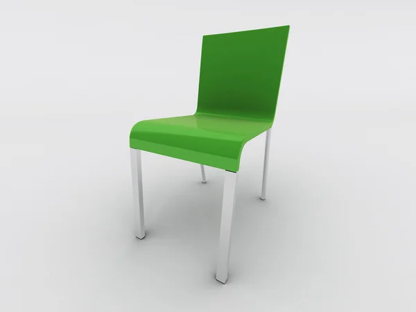 Chaise design d'intérieur isolée sur blanc — Photo