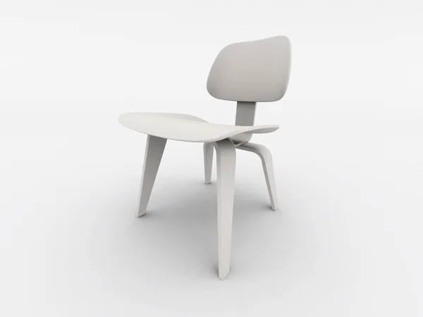 Inredning stol isolerad på vit — Stockfoto