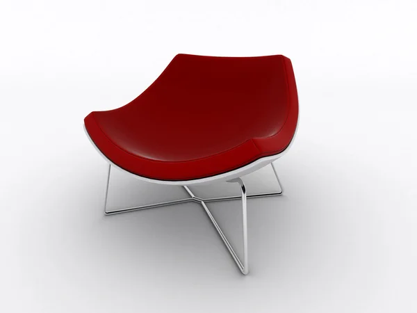 Interior Design Stuhl isoliert auf weiß — Stockfoto