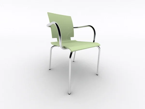 Cadeira de design de interiores isolado em branco — Fotografia de Stock