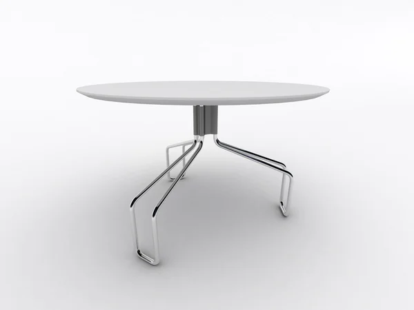 Interior Design Tisch isoliert auf weiß — Stockfoto