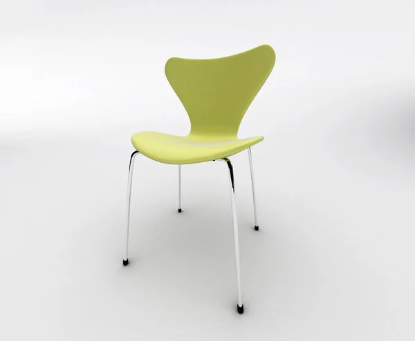 Design interiéru židle izolované na bílém — Stock fotografie