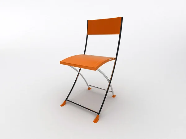 Inredning stol isolerad på vit — Stockfoto
