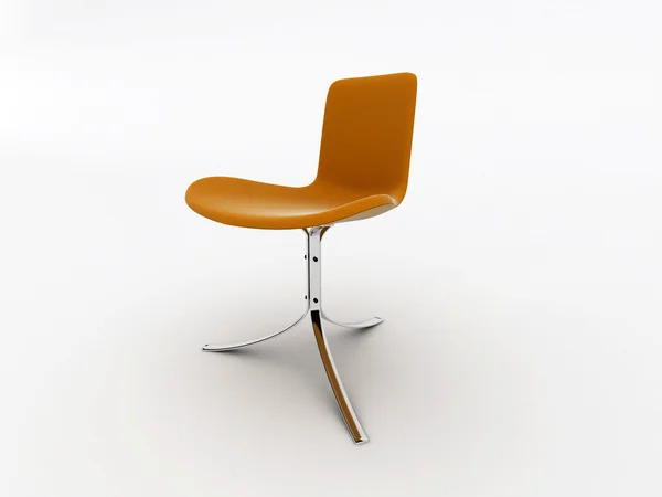 インテリア デザインの椅子を白で隔離されます。 — ストック写真