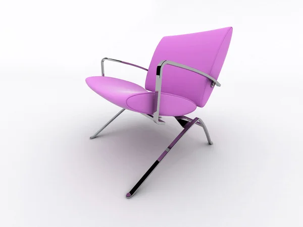 Interior Design Sessel isoliert auf weiß — Stockfoto